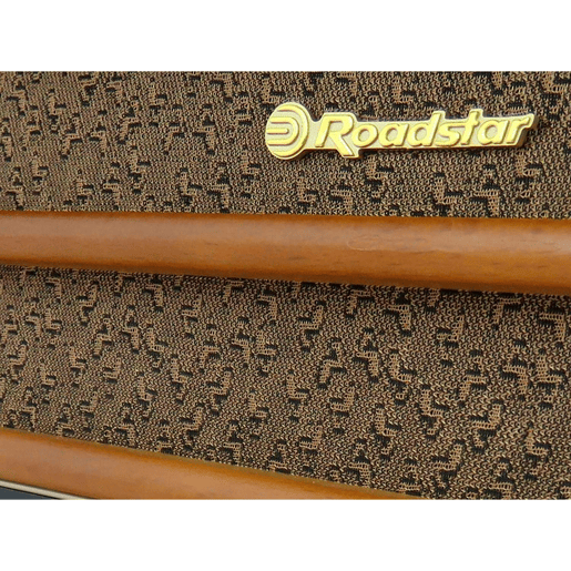 Roadstar HIF1993DBT Tocadiscos de Vinilo Vintage Rádio DABDAB+FM Leitor de CD-MP3 Cassetes, Bluetooth, USB, , Madeira
