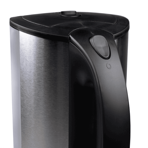 Adler AD 1216 Jarro Eléctrica 1,7 L, Chaleira Eléctrica, Aço Inoxidável sem BPA, Sem Fios, Elemento de Aquecimento Oculto, 2200, Prata