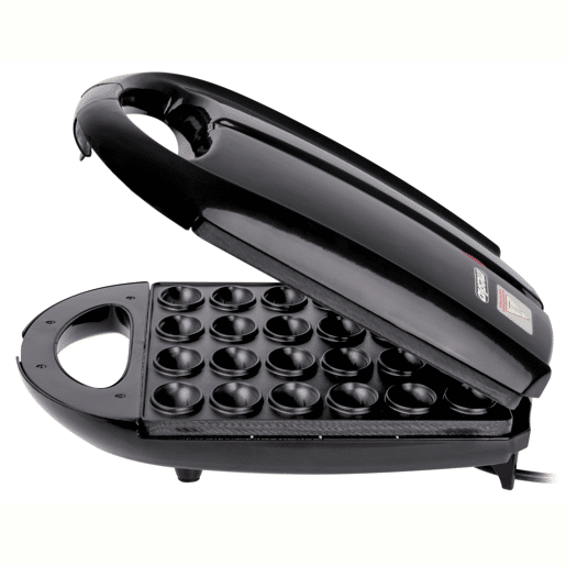 Mesko MS3041 Máquina para Cozer Bolachas Recheadas em Forma de Nozes, Placas Antiaderentes, 1600, Preto