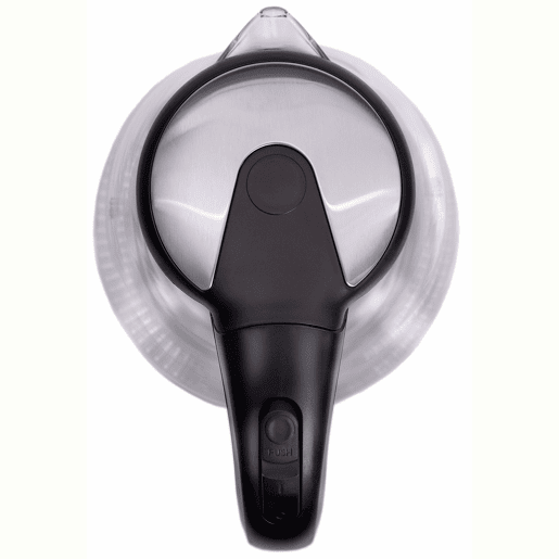 Adler AD 1224 Chaleira Eléctrica em Vidro 1,5 L, Interior Iluminado, sem Fios Desligamento Automático, 2200, Preto