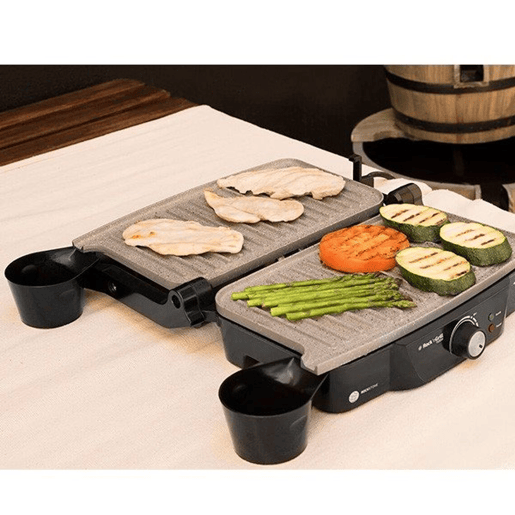 Grill de contacto Cecotec Rock'n Grill 1500W PretoPrateado 1500 W