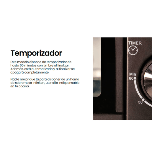 Forno de convecção Infiniton HSM-30N45 2000 W 45 L