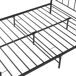 Cama doble (Florenz) con cabecero curvado y somier metal 146x208 Cama doble (Florenz) con cabecero curvado y somier metal 146x208 Blanco/ Beige