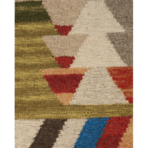 Tapete Kilim em lã multicolor 80 x 150 cm KAGHSI