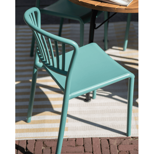 Conjunto de 4 cadeiras de jardim GELA Verde menta