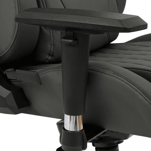 Cadeira de escritório ergonómica Keren com assento regulável em altura 100% pele verdadeira Cor Cinzento Cadeira de escritório ergonómica Keren com assento regulável em altura 100% pele verdadeira Cor Cinzento