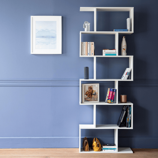 LibrerÃa blanca 6 estantes VIRGINIA LibrerÃa blanca 6 estantes VIRGINIA