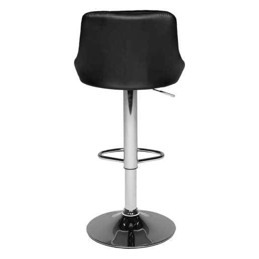 Juego de 2 taburetes de bar negros JASPER Juego de 2 taburetes de bar negros JASPER