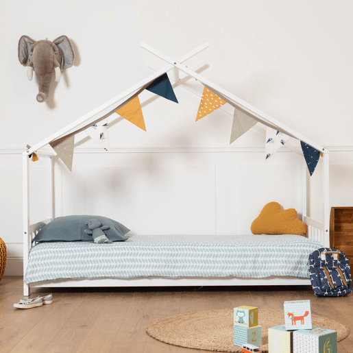 Cama cabaña GASPARD para niños 190x90cm blanco Cama cabaña GASPARD para niños 190x90cm blanco