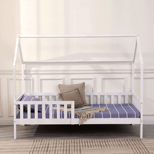 Cama cabaña infantil 190x90cm blanca MARCEAU