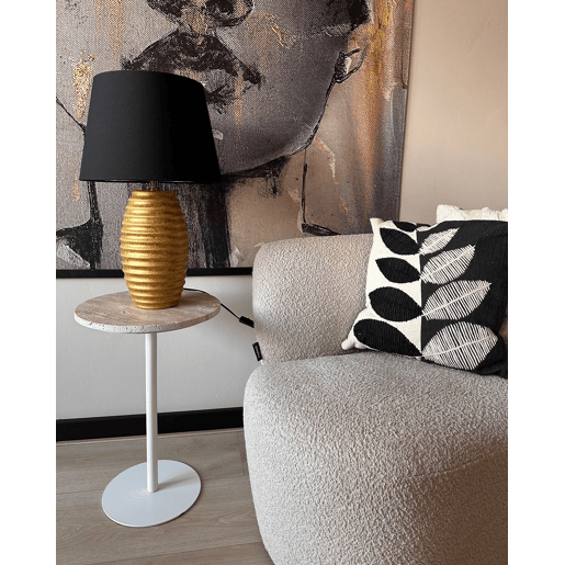Candeeiro de mesa dourado EBRO 180x33x33 cm