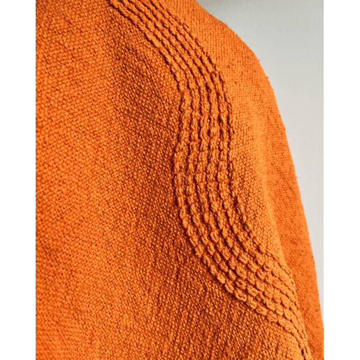 Manta KHARI Algodão 125 x 150 cm Laranja
