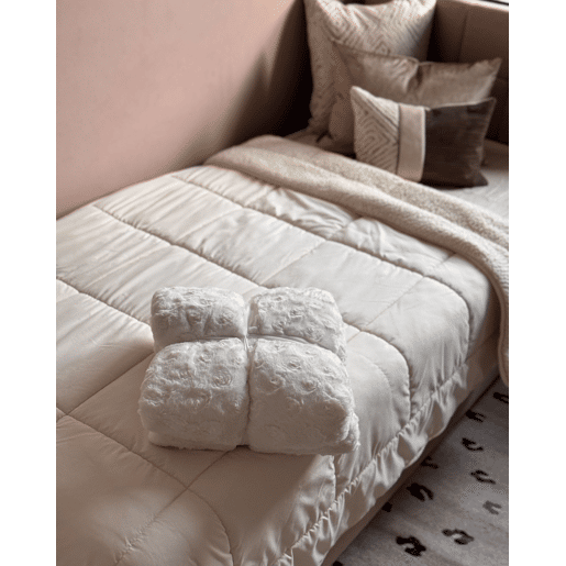 Colcha KANDILLI 150 x 200 cm Branco creme Colcha KANDILLI 150 x 200 cm Branco creme