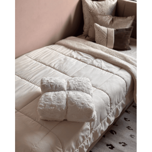 Colcha KANDILLI 150 x 200 cm Branco creme Colcha KANDILLI 150 x 200 cm Branco creme