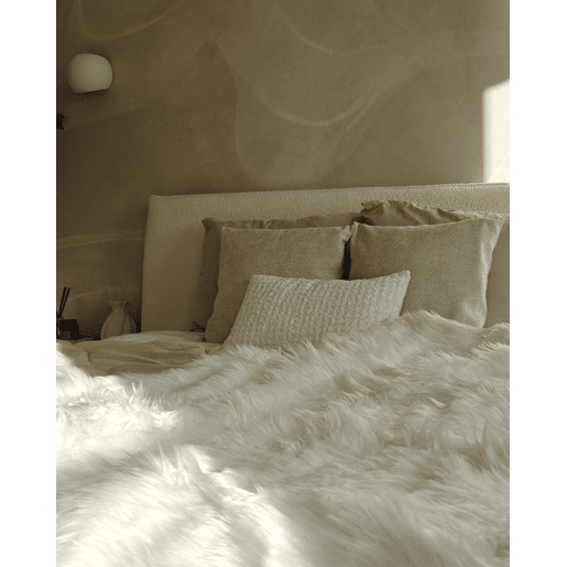 Colcha DELICE Tecido 150 x 200 cm Branco Colcha DELICE Tecido 150 x 200 cm Branco