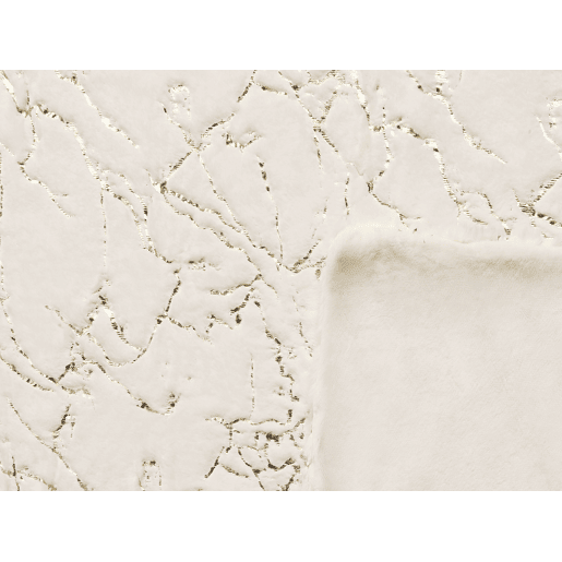 Manta GODAVARI 130 x 180 cm Creme claro