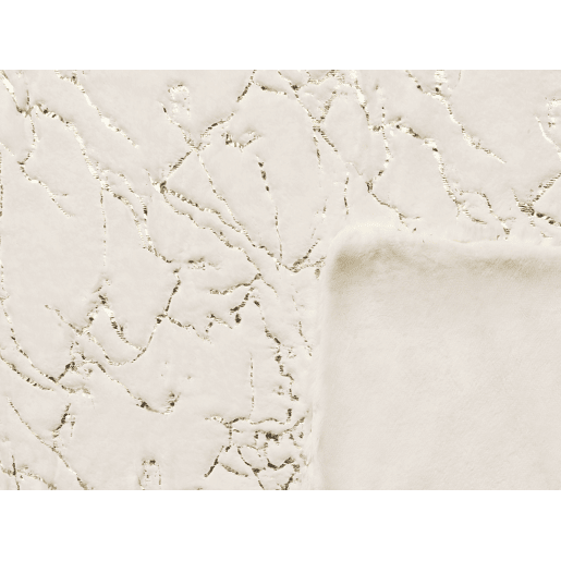 Manta GODAVARI 130 x 180 cm Creme claro