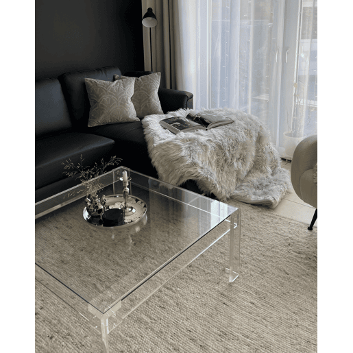 Colcha DELICE Tecido 150 x 200 cm Cinzento claro