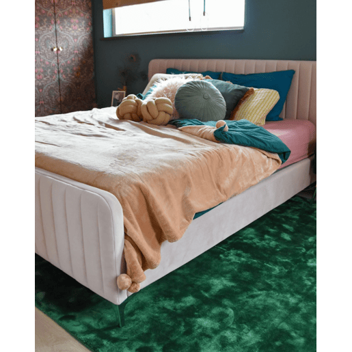 Manta TERKE 200 x 220 cm Castanho claro Manta TERKE 200 x 220 cm Castanho claro