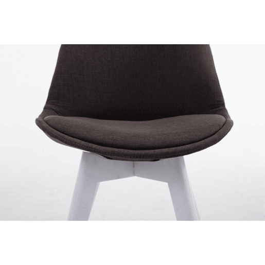 Silla De Comedor Borneo V2 En Tela Gris oscuro 55X48X84 cm Silla De Comedor Borneo V2 En Tela Gris oscuro 55X48X84 cm