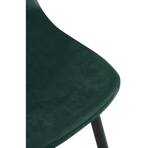 Conjunto de 4 sillas de comedor Napier Terciopelo Verde 51X44X88 cm Conjunto de 4 sillas de comedor Napier Terciopelo Verde 51X44X88 cm