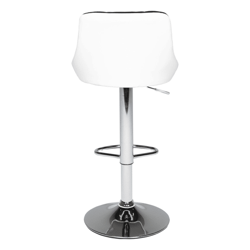 Banco de bar JASPER 48×46×106 cm Cor pretobranco Banco de bar JASPER 48×46×106 cm Cor pretobranco