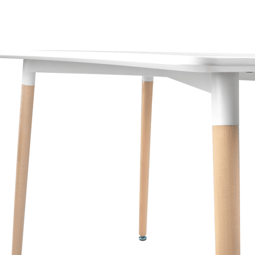 Mesa retangular em MDF PIA branco 120x70x75cm