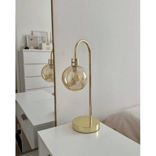 Candeeiro de mesa RAMIS Metal Dourado Candeeiro de mesa RAMIS Metal Dourado
