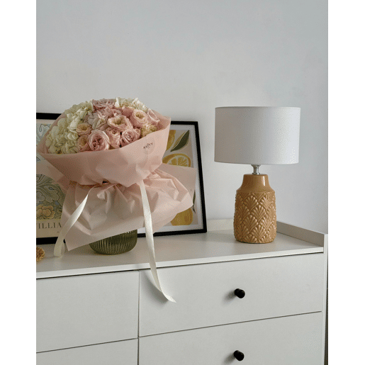 Candeeiro de mesa BALAO Cerâmica Amarelo