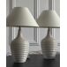 Beliani Lámpara de mesa CELESTE Beliani Lámpara de mesa CELESTE Crema