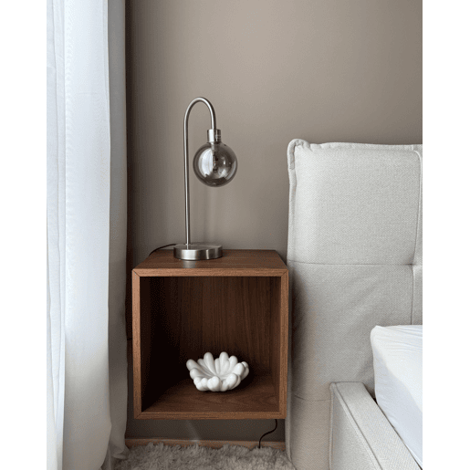 Candeeiro de mesa RAMIS Metal Prateado