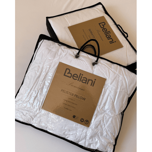 Conjunto de 2 almofadas PELISTER Baixa Microfibra 50 x 60 cm Branco Conjunto de 2 almofadas PELISTER Baixa Microfibra 50 x 60 cm Branco