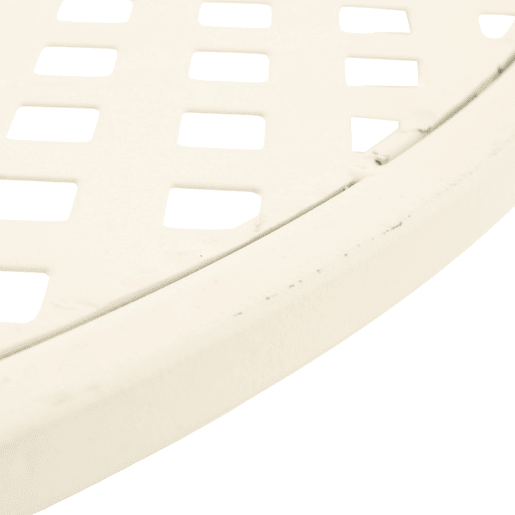 Mesa jardin Amanda Ø 70 cm Metal Blanco Ø 70 cm