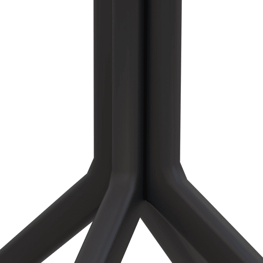 Mesa Sky 80 x 80 cm Plástico Negro 80X80X74 cm Mesa Sky 80 x 80 cm Plástico Negro 80X80X74 cm