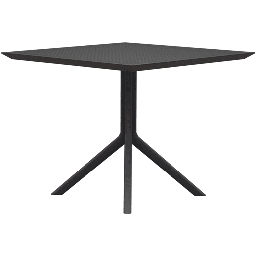 Mesa Sky 80 x 80 cm Plástico Negro 80X80X74 cm Mesa Sky 80 x 80 cm Plástico Negro 80X80X74 cm