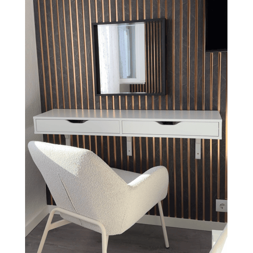 Espelho BRIGNOLES 50 cm 50 cm Preto