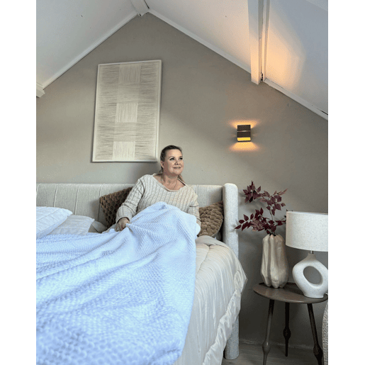 Manta BJAS 200 x 220 cm Branco
