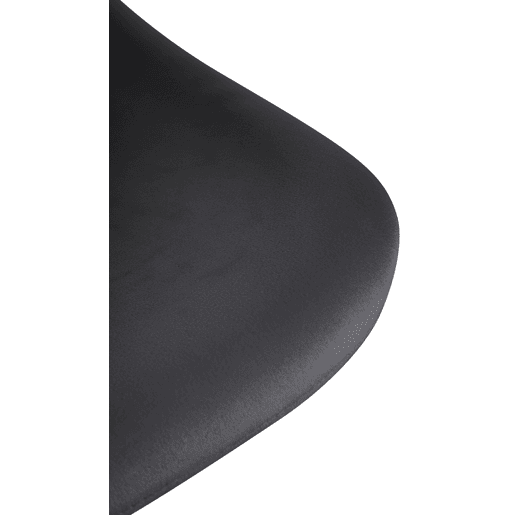 Taburete de bar Loft Terciopelo Negro 49X43X79 cm
