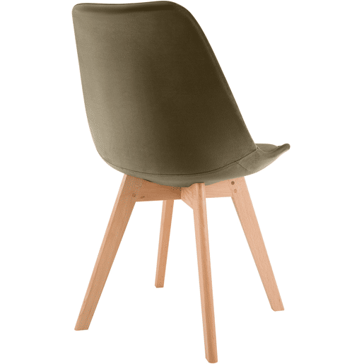 Silla de comedor Linares elegante y cómoda para tu hogar Terciopelo Marrón oscuro 50X49X83 cm Silla de comedor Linares elegante y cómoda para tu hogar Terciopelo Marrón oscuro 50X49X83 cm