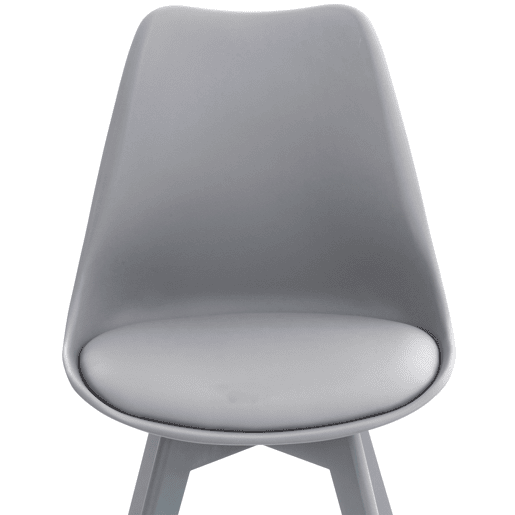Silla de comedor Linares elegante y cómoda para tu hogar Plástico Grisgris 50X49X83 cm Silla de comedor Linares elegante y cómoda para tu hogar Plástico Grisgris 50X49X83 cm