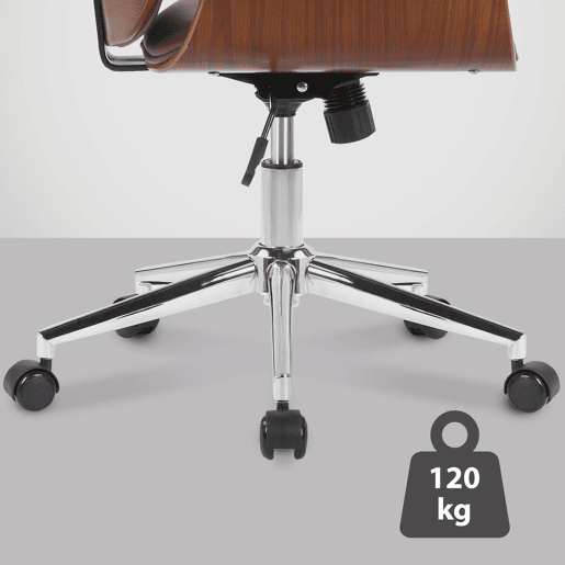 Silla de oficina Kemberg Madera Nogalmarrón 62X69X82 cm