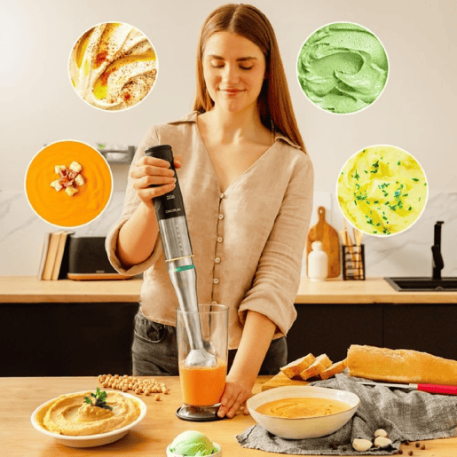 Varinha mágica Cecotec Katana 15 Jarros 1500W com tecnologia PerreoMove e copo
