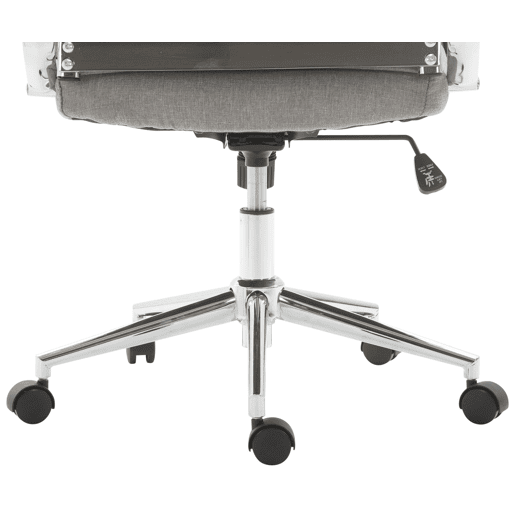 Silla De Oficina Kolumbus En Tela Gris 66X58X105 cm Silla De Oficina Kolumbus En Tela Gris 66X58X105 cm
