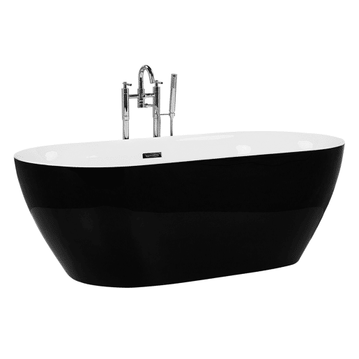 Banheira autónoma CARRERA 1500 x 750 mm Preto