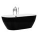 Beliani Bañera independiente CARRERA 75x150 Beliani Bañera independiente CARRERA 75x150 Negro