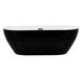 Beliani Bañera independiente CARRERA 75x150 Beliani Bañera independiente CARRERA 75x150 Negro