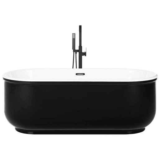 Banheira autónoma PINEL 1700 x 800 mm Preto