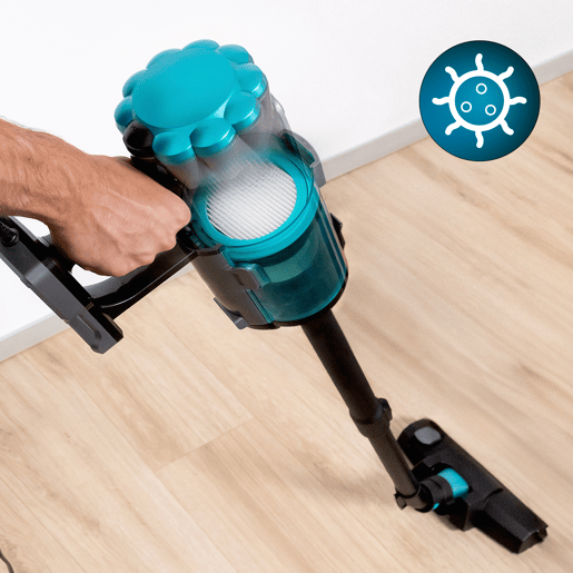Cecotec Aspirador vertical com cabo. Potência máxima de 600 W e grande poder de sucção de até 18 kPa. Depósito de 500 ml.