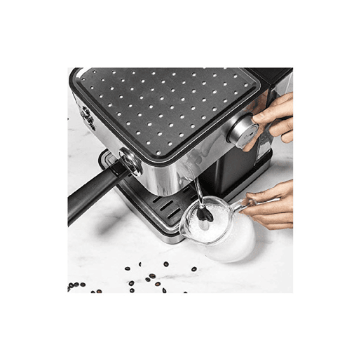 Cecotec Máquina de café Express para café espresso e cappuccino com 20 bares, manómetro e vaporizador orientável.