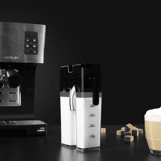 Cecotec Máquina de café semi automática com thermoblock, 20 bares que prepara cappuccino com um só botão. Cecotec Máquina de café semi automática com thermoblock, 20 bares que prepara cappuccino com um só botão.